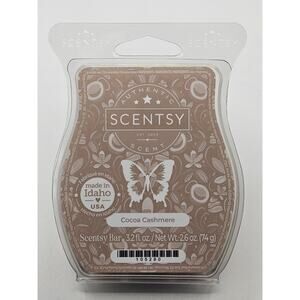 Scentsy Wax Bar Cocoa Cashmere 3.2 oz Wax Melt Clamshell New